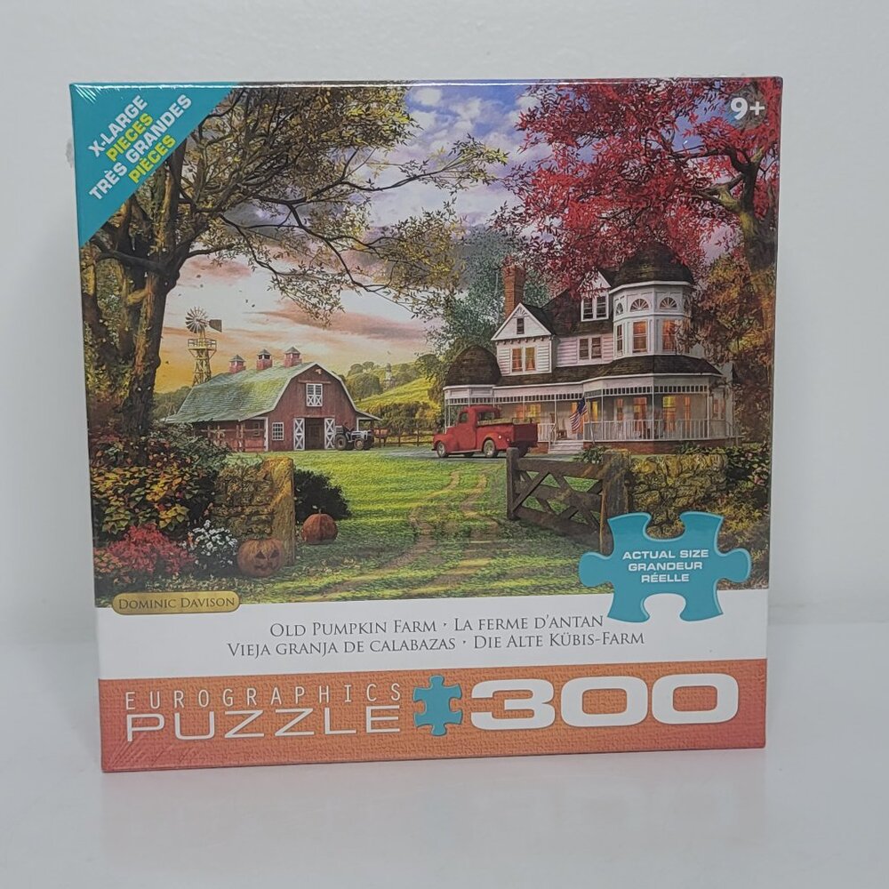 Old Pumpkin Farm Dominic Davison Jigsaw Puzzle 300 XL Pieces‎ NEW Eurographics